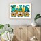 Cross Stitch Kits for Adults - Gnome Stamped Crossstitching Kits Preprinted 11 Count Cross-Stitch Kit for Beginner